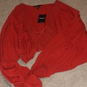 Orange shirt brand new with tags